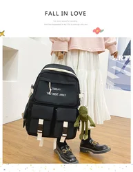 wholesale korean style nylon school backpacks for university girls womens students laptop university students book backpacks