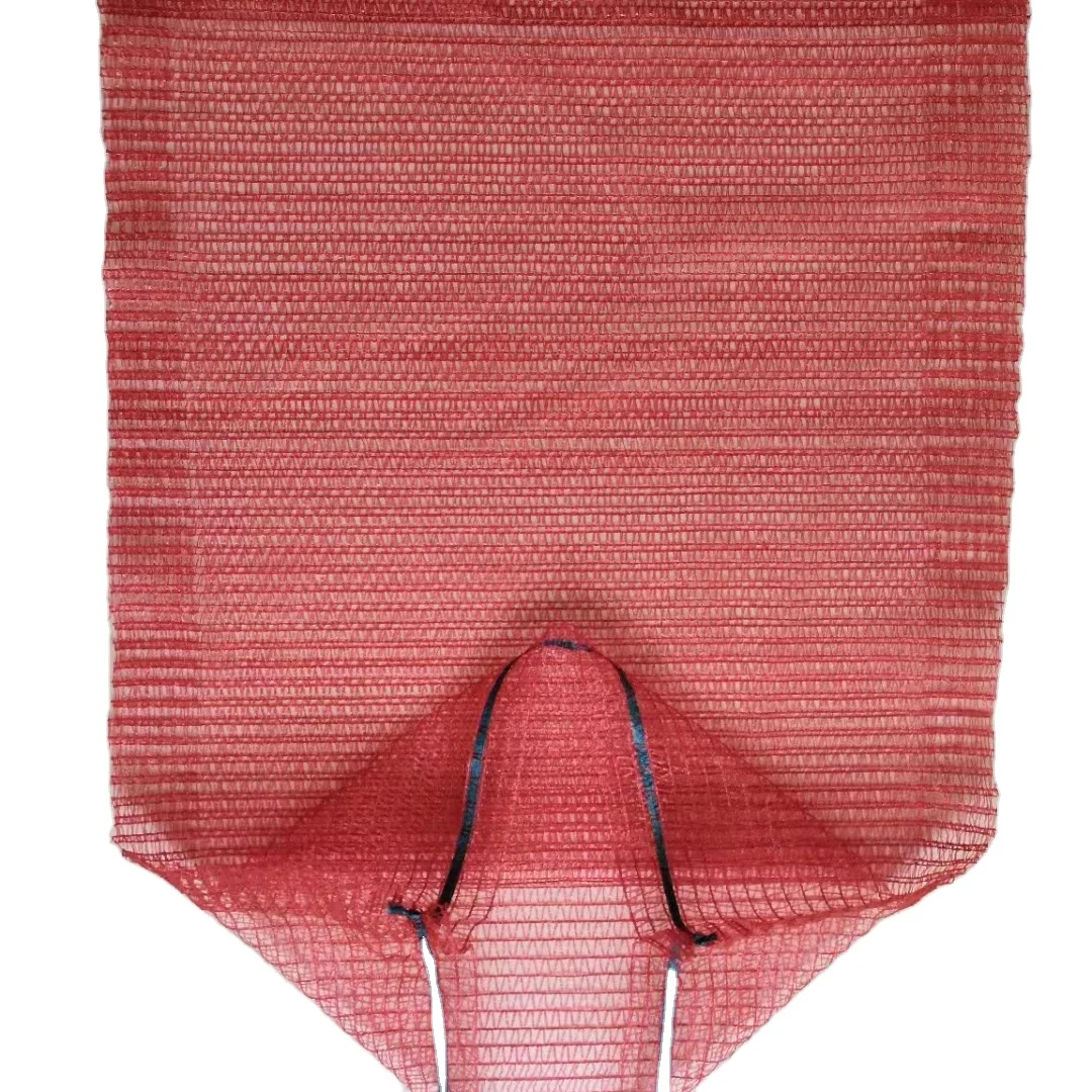 cheap price wholesale plastic pp woven bag plastic onion garlic bags with drawstring