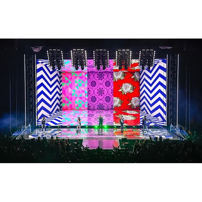 Foxgolden P3 Smd Full Color Led Indoor Rental Screen Church Stage DJ Concerts Used a Lot of Scenes