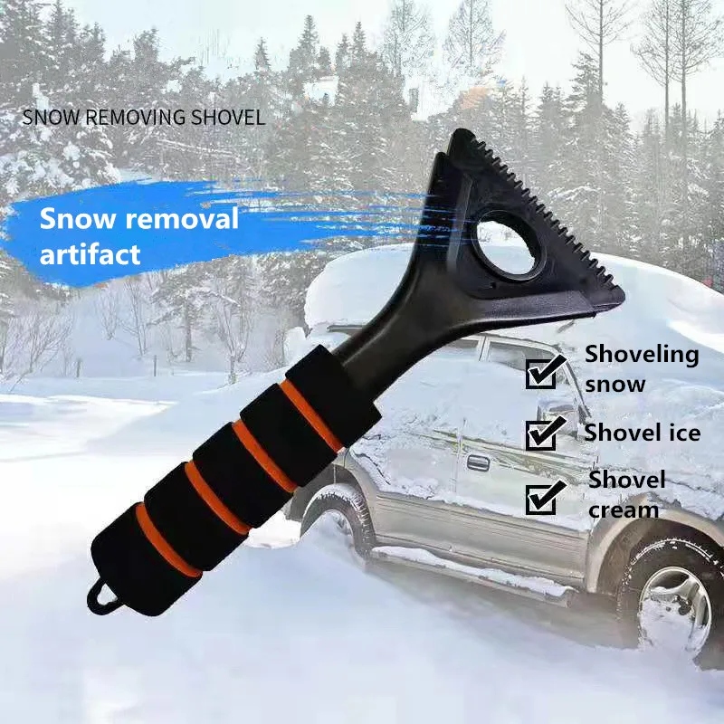 Waterproof Coating Small Portable Scraper Tools Multi Spatula Snow Brush Ice Winter Icing Snow Brush Shovel