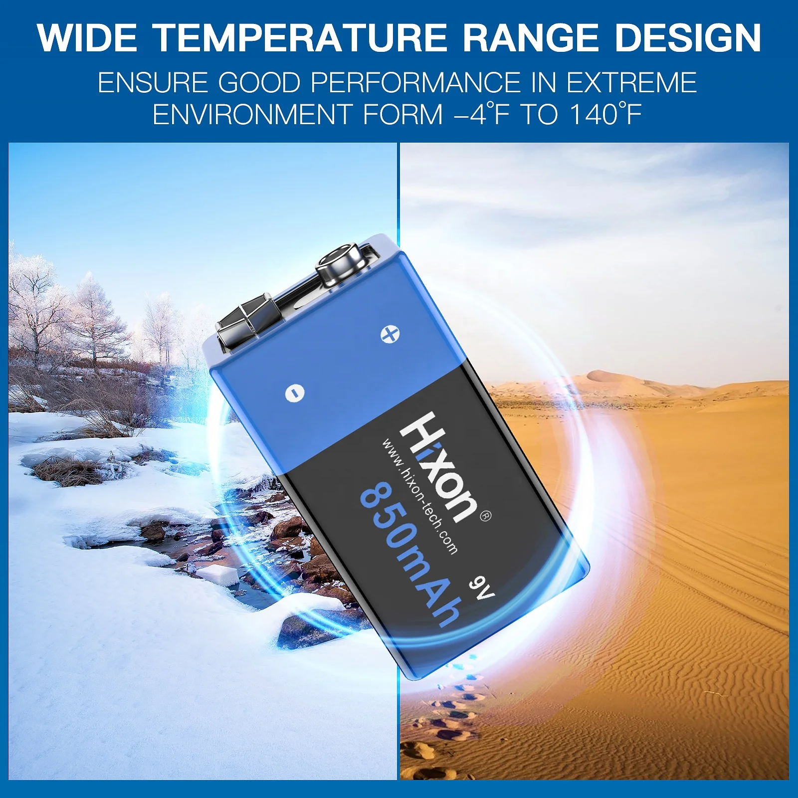 Fast charge 9V Lithium Battery Rechargeable Battery size 6f22  high capacity 850mAh 4 pcs batteries kit