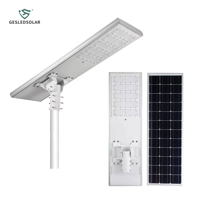 lamp high lumen smart control waterproof road all in one solar led street light hot sale integrated lamps