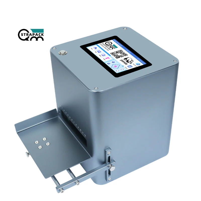 Best Price Desktop Static Inkjet Printer for Expiry Data LOGO QR code Bar code Series Number Printing