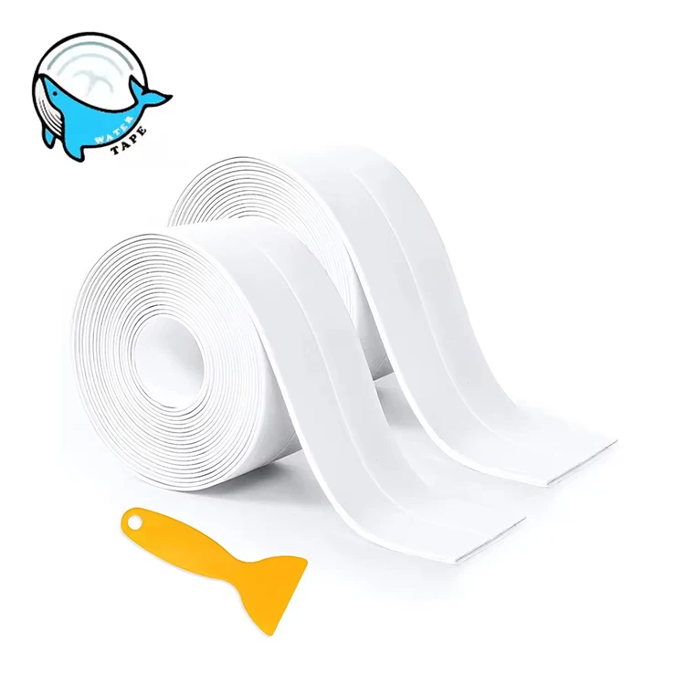 ANTI Factory Caulk Strip Sealant Tape Pvc Self-Adhesive Caulk Strip Curb Tape for Bath