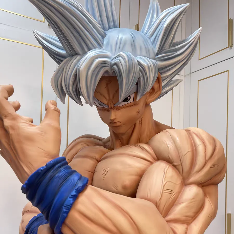 Custom Fiberglass Life Size Action Figure Dragon Ball Cartoon Anime Resin Goku Statues Wukong Anime Sculpture