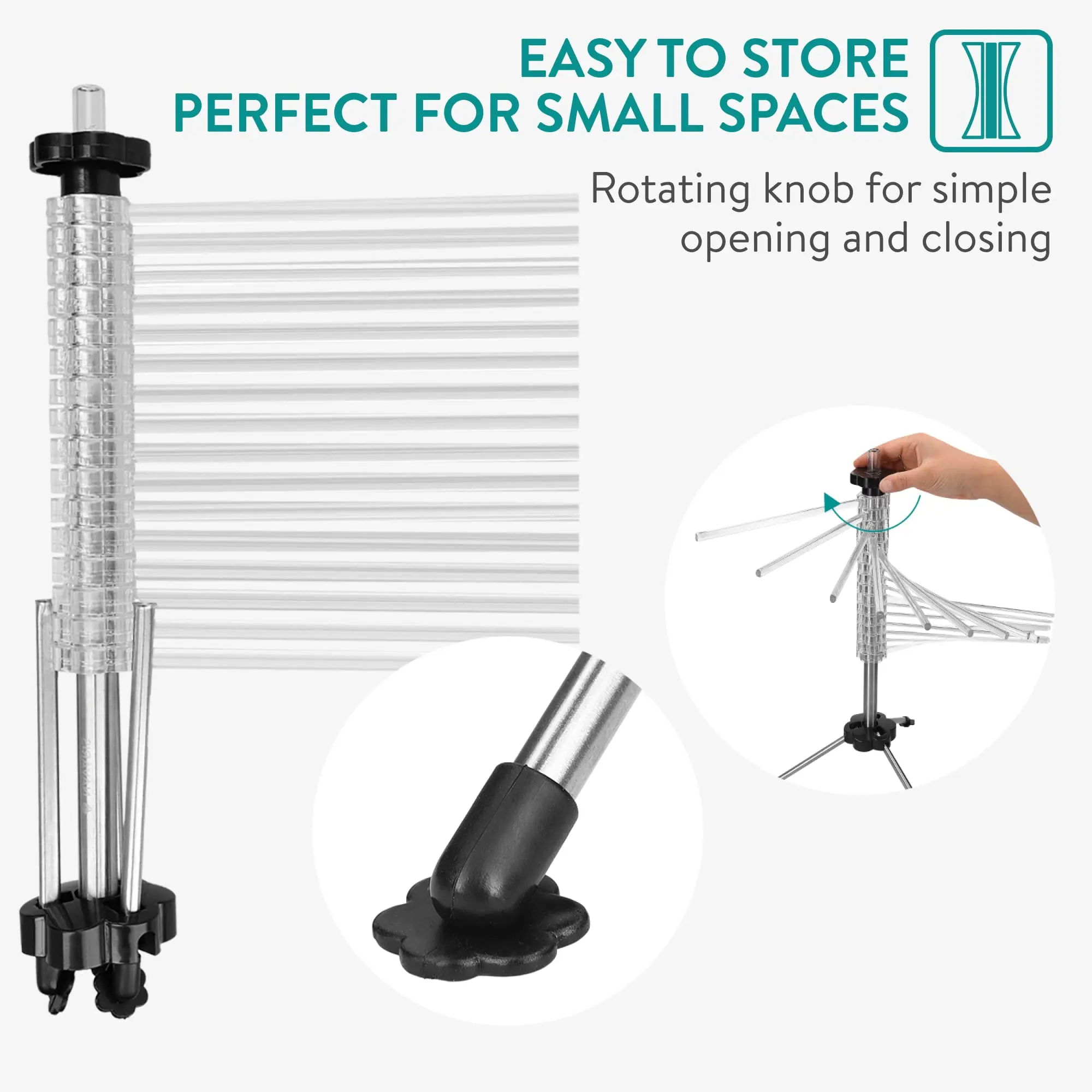 Hot Sale Easily Dries Collapsible Pasta Drying Rack Kitchen Spaghetti Noodle Dryer Stand Rack Household