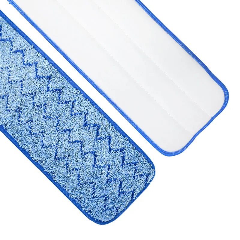 Custom Size  Easy Replaceable Head Flat Microfiber Industrial Floor Dusting Mop