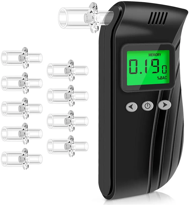 High Accurate Breathalyzer with LCD Digital Display Wholesale Alcohol Checker Alcohol Breathalyzer