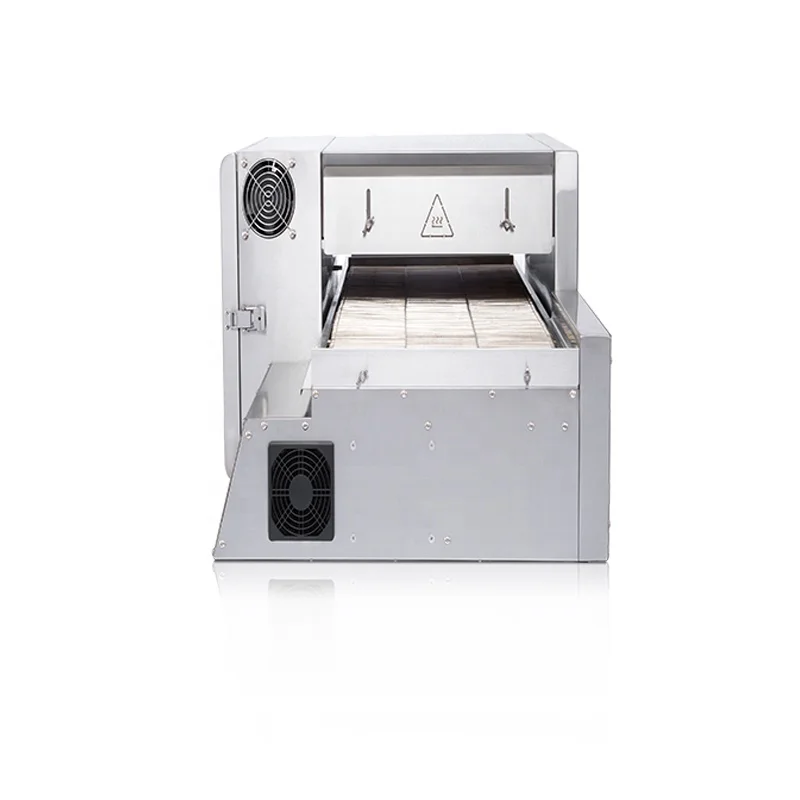 popular style new trend 20 inch microcomputer panel control gas heating temperature chain conveyor belt food cooking  pizza oven