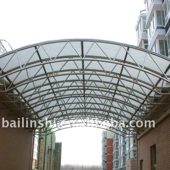 carport skylight roofing corrugated  polycarbonate sheet