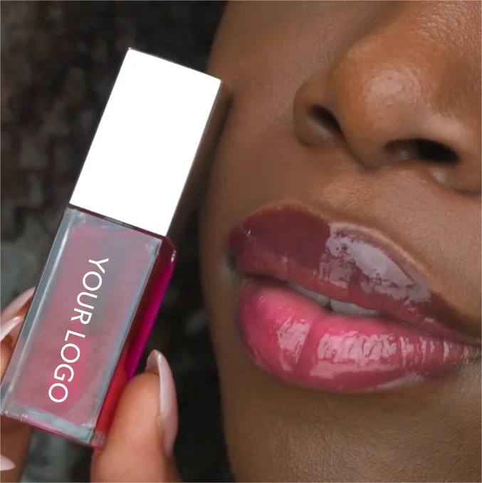 Wholesale Long Lasting Oil Moisturizing Lip Balm Custom Logo Lips Plumping Vegan Lip Gloss
