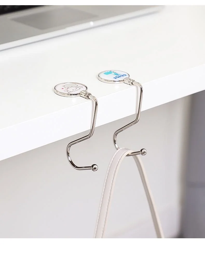 Straight Hook Purse Bag Hanger Convenient PVC