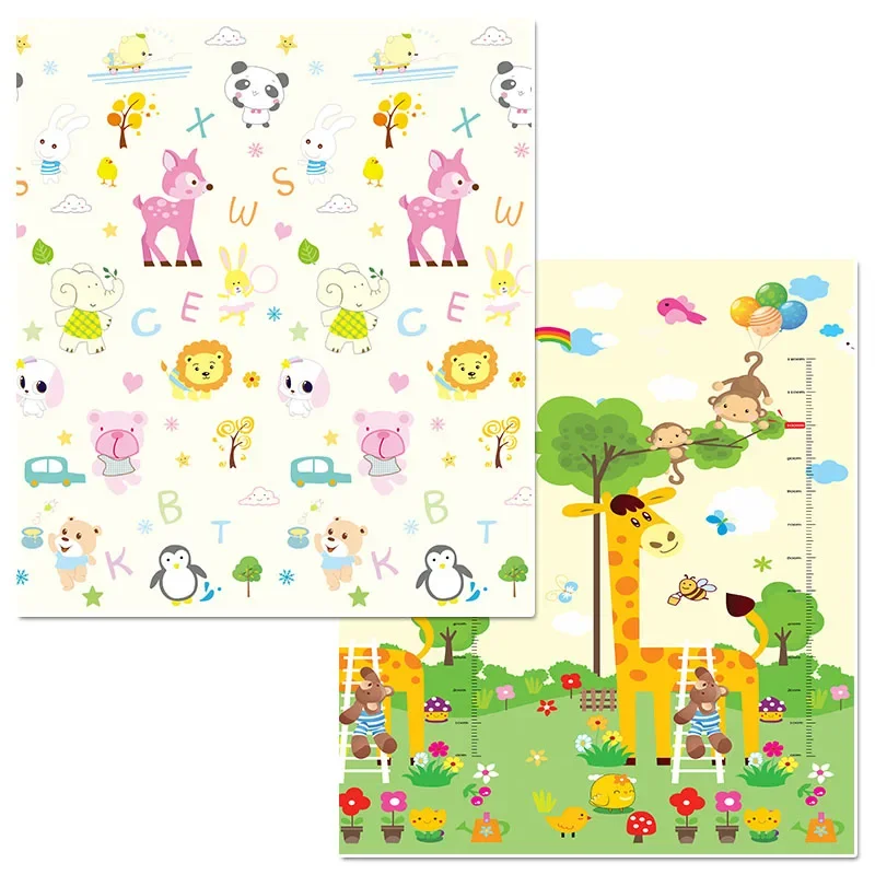 Customized  water resistant factory price foldable roll up floor baby xpe play mat