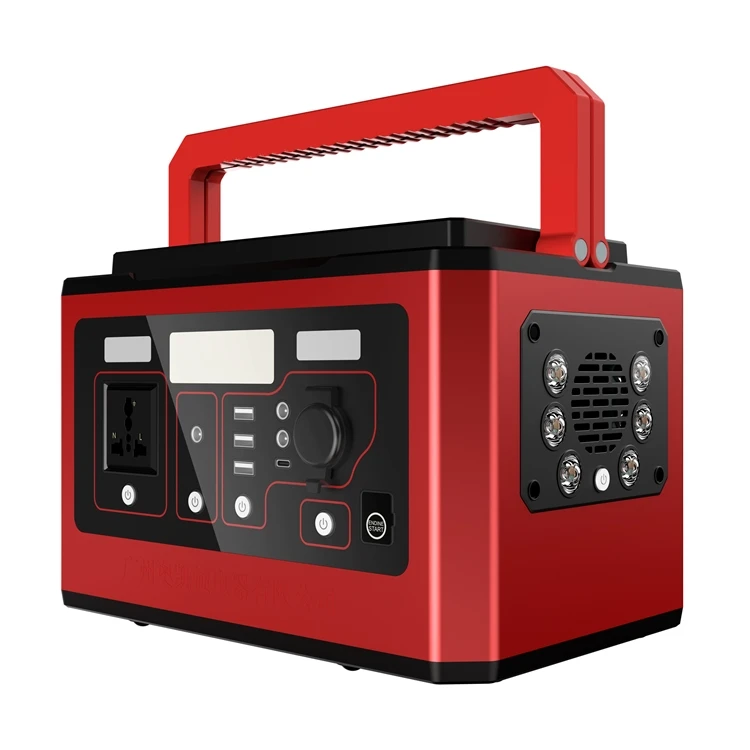 Hot Sale 500w 500wh Emergency Portable Power Supplies 110v 220v Ac 135000mah Qc3.0 Fast Charge LED Lithium Power Station 500wh