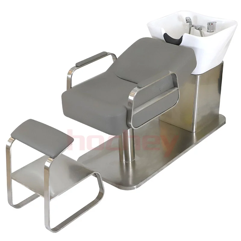 HOCHEY New style Beauty Salon Furniture Sets Black Shampoo Barber Pedicure Manicure Chair and Mirror Set Equipment for sale