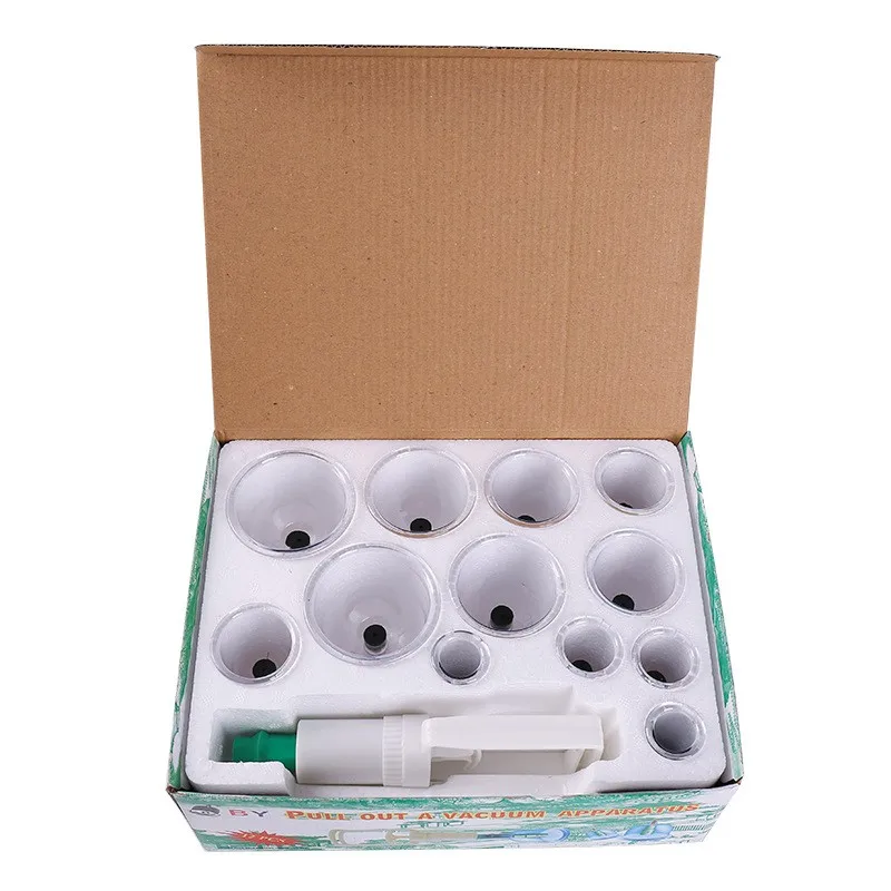 Набор вакуумных банок, Китай, оборудование для физиотерапии, устройство для купирования, массажер для тела, Набор чашек хиджама, оптовая продажа