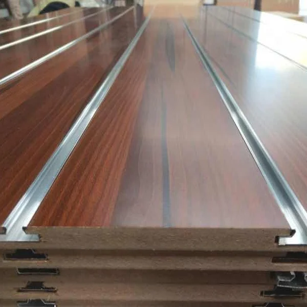 melamine faced slotted mdf board groove/ slot wall mdf board