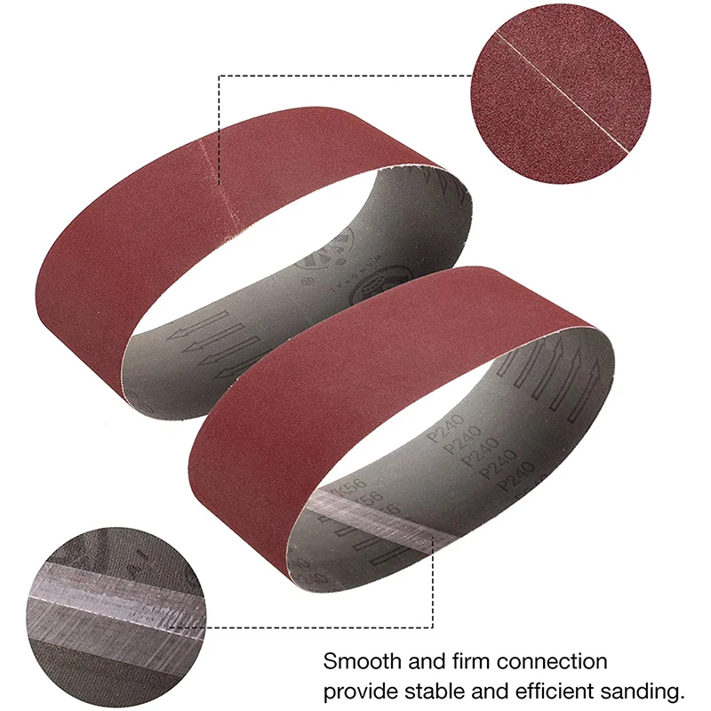 ALLWIN metal polishing abrasive belts 10pcs polish abrasive sanding belt