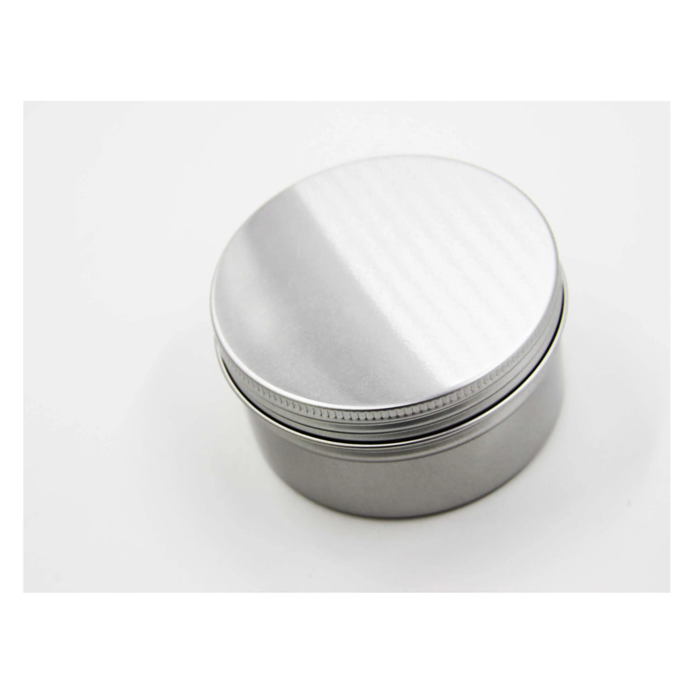 
Wholesale China Metal Tins Cosmetic Flat Aluminum Metal Tins Cans with Screw Lid 