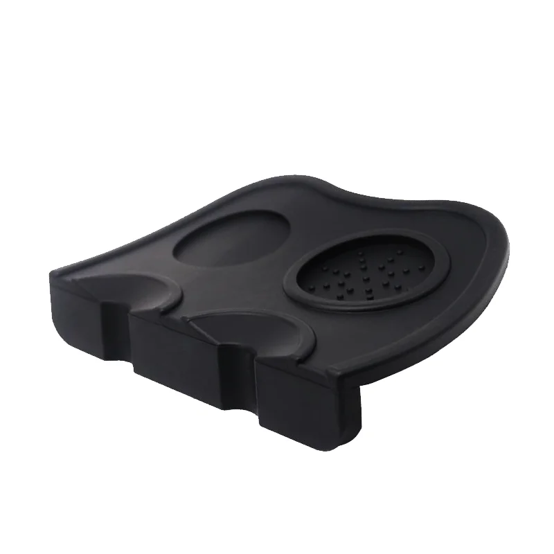 Food Grade Anti-Slip Silicone Rubber Tampering Corner Mat Coffee Tamper Pad