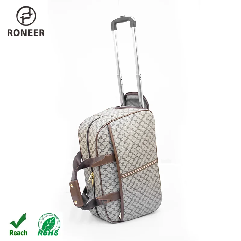 Fashion design lightweight waterproof outdoor Airport Trolley Custom luggage travel trolley bag for men and women