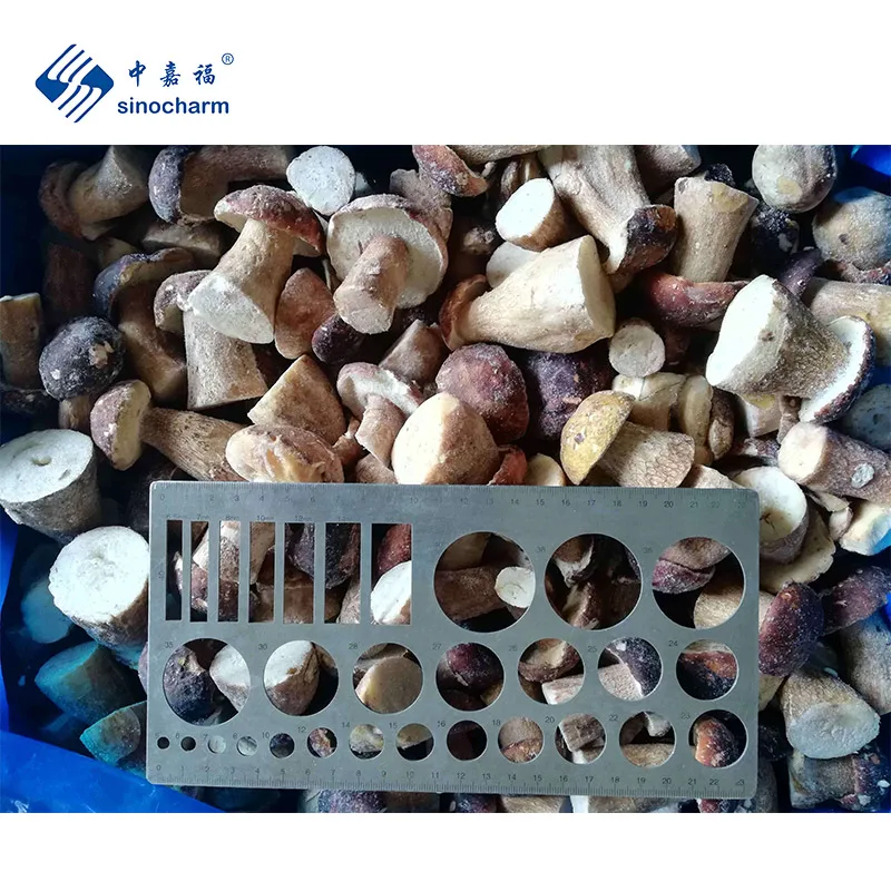 
Sinocharm BRC-A approved New Crop IQF Pakchoi Whole Porcini Mushroom Frozen Boletus Edulis 
