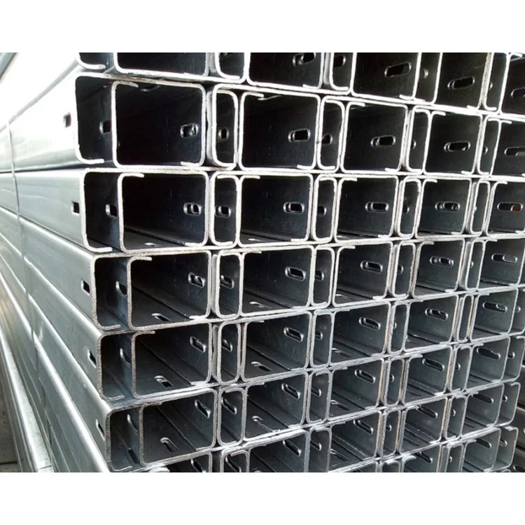steel c channel c purlin c type beam hot dip galvanized cold bend carbon iron beam channel bar weight size prices