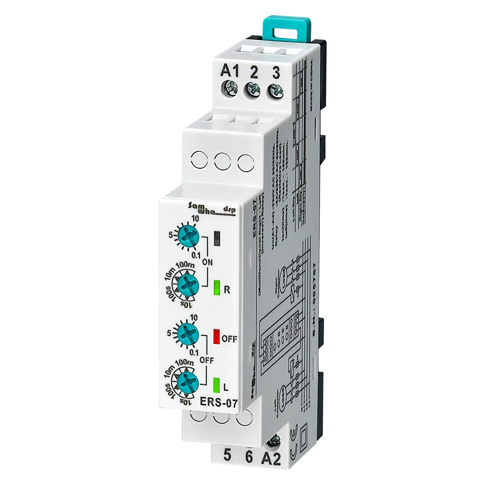 Samwha-dsp Ers-07 Right-left(inverser) Timer Functional Time 220v Relay Voltage Protection Relay