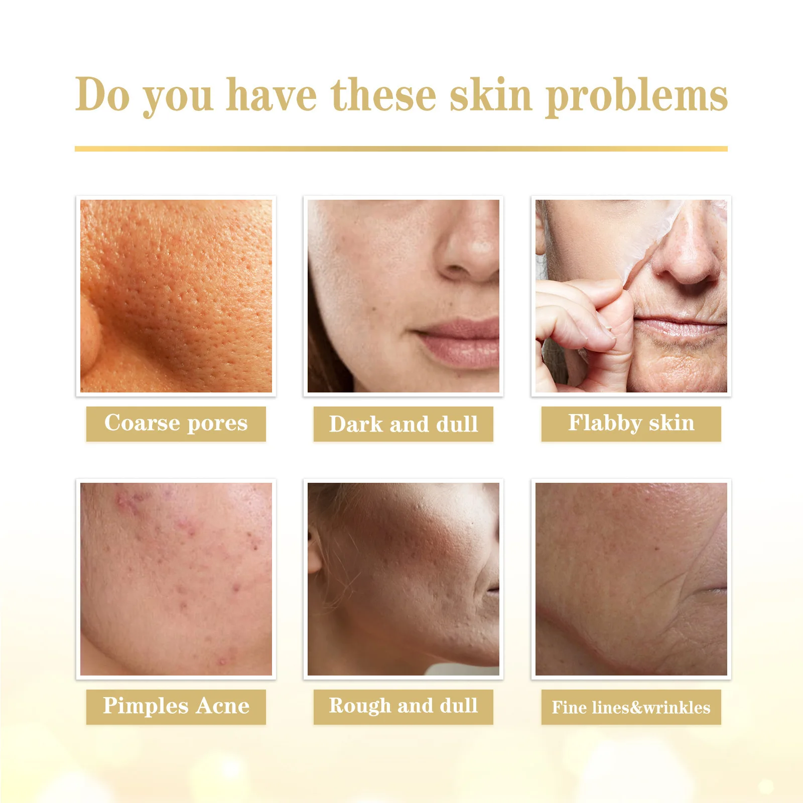 Replenish moisture fade wrinkles deeply clean and shrink pores brighten skin golden facial essence