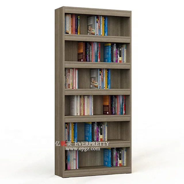 EVERPRETTY Manufacture College Library Reading Hall Display Library Bookcase Cabinet Books Curved Showcase