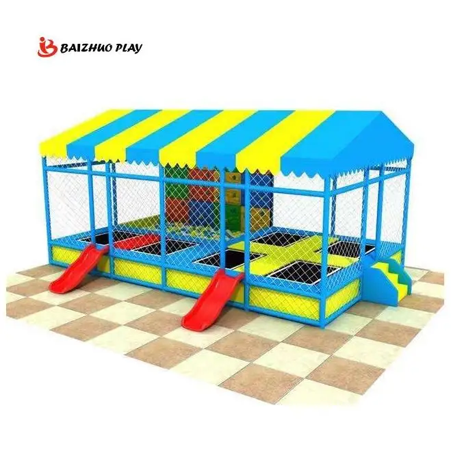 Trampoline Fitness Jumping trampoline 6 Top Selling Oem/Odm Wholesale Used With Roof Children Sale Competition Trampoline