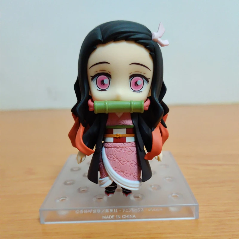 Японское аниме Kimetsu no Yaiba Q-Version 1194 # Nezuko Kamado фигурка изменяющая лицо кукла милая мультяшная