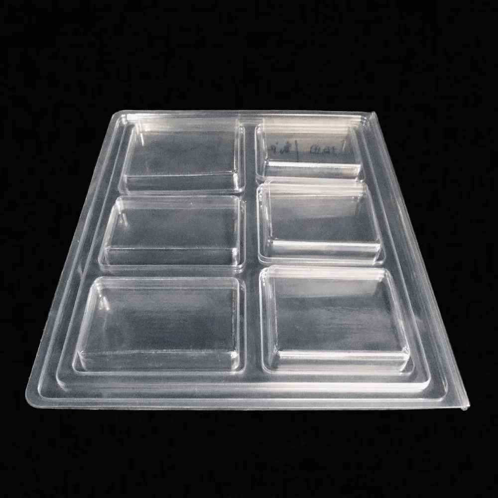 Hot Sale Transparent Thermoformed Vacuum Seal Packaging Packaging Personalized Wax Melt Clamshell