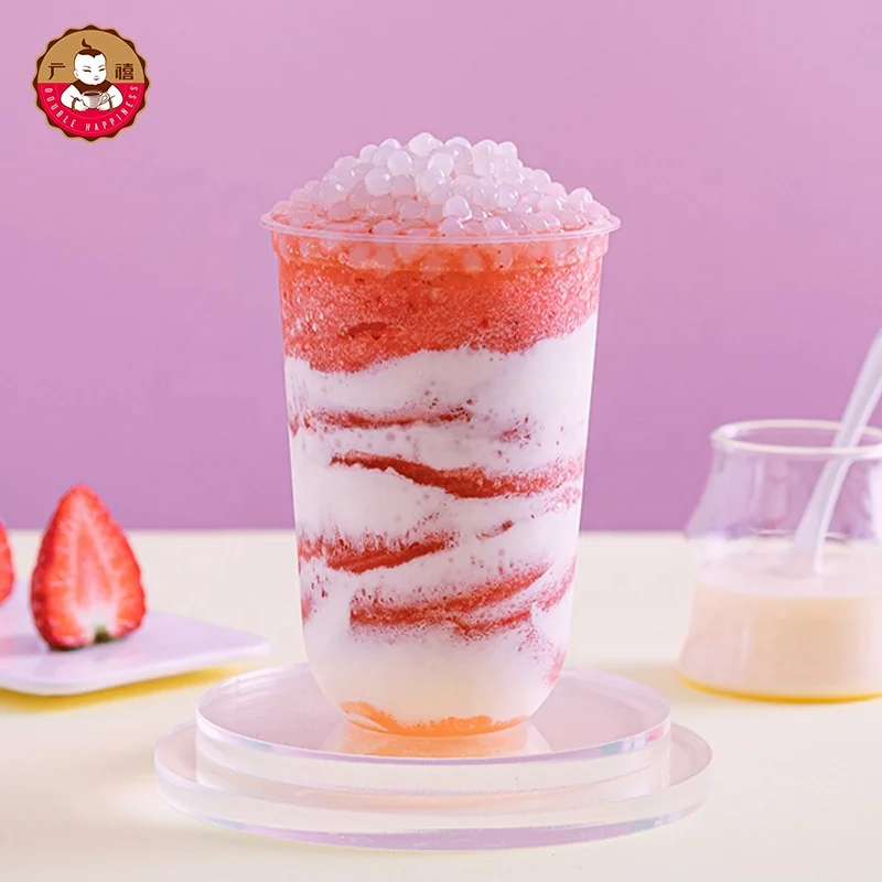 Л Guangcun полезный фруктовый напиток концентрат клубничного сока для Пузырькового чая