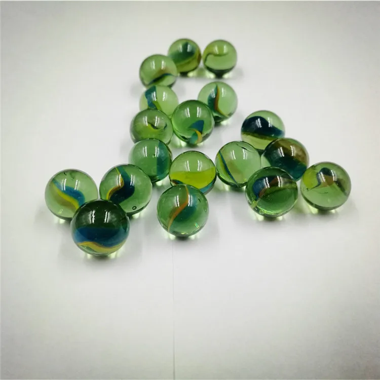 16MM Color Transparent Glass Marble For children