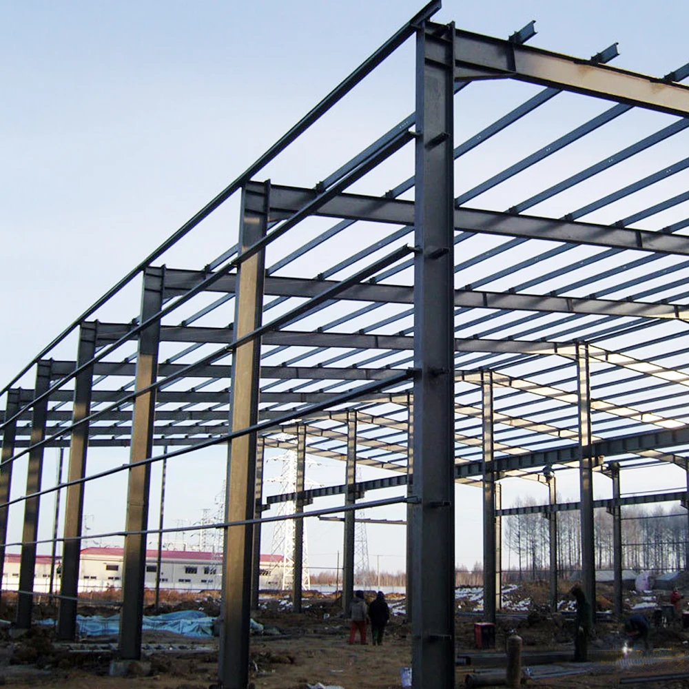 China nice design steel structure garage storage warehouse customized prefabricated steel structure building for sale