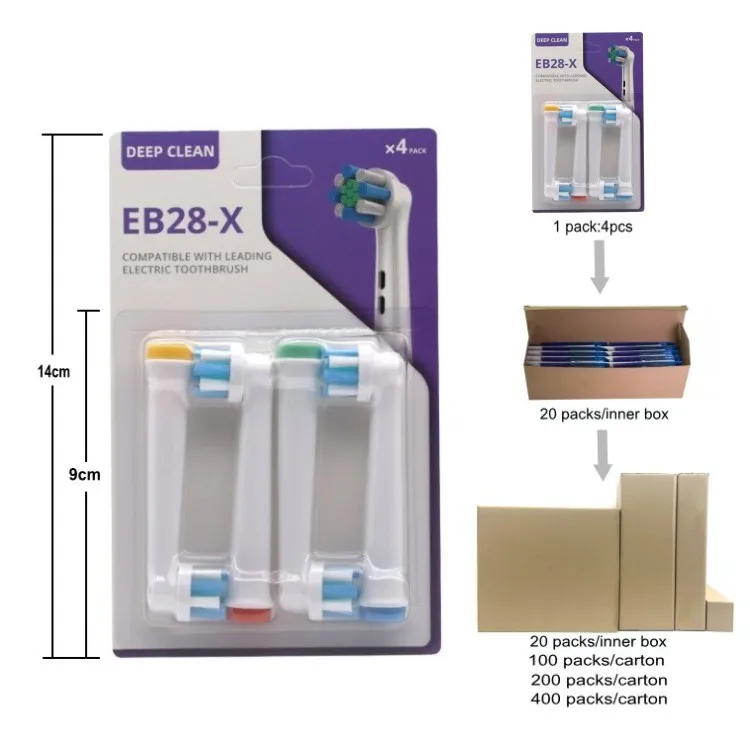 Wholesale Customize Replacement Electric Toothbrush Heads Adapt to B Oral