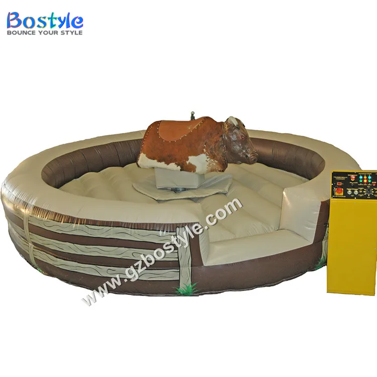 Outdoor games inflatable party games mechanical bull simulator mechanical rodeo bull for sale