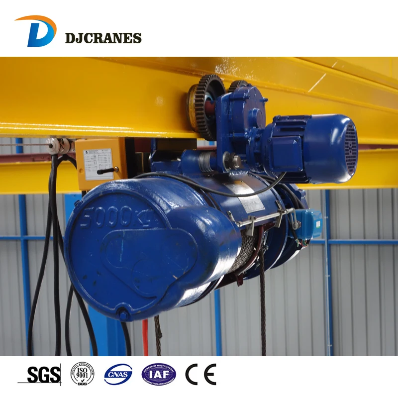 Однобалочный мостовой кран с подъемником 2 тонны 5 10