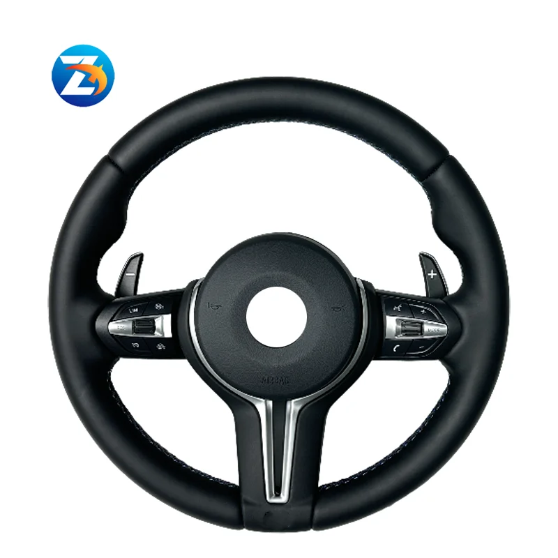 Автомобильный спортивный руль для салона F30 F32 F10 F20 F07 F01 E46 E60 E90 M3 M4 M5 M7 кожаное рулевое колесо bmw