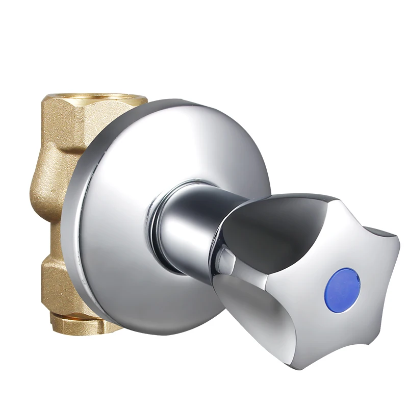TIEMA brand nice price china supplier bathroom accessory angle valve brass angle 1/2 stop valve