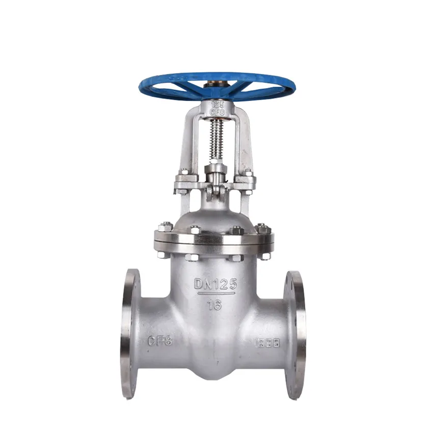 Качественный подъемный стержень PN16 PN25 PN40 фланцевый задвижной клапан с ручным колесом для кислотной азотной