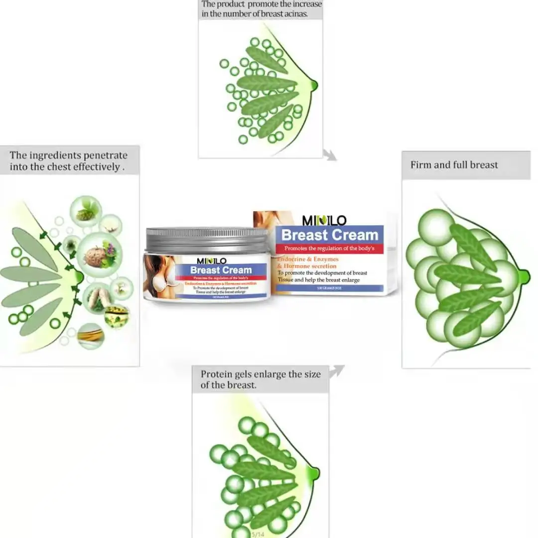 
Wholesale China factory private label women breast enhancement cream 