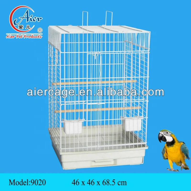Wholesale Mini Fancy Pet Cages For Love Birds 2.5*1.5*1.5 Fronts Glass Decoration Extra Large Bird Cage