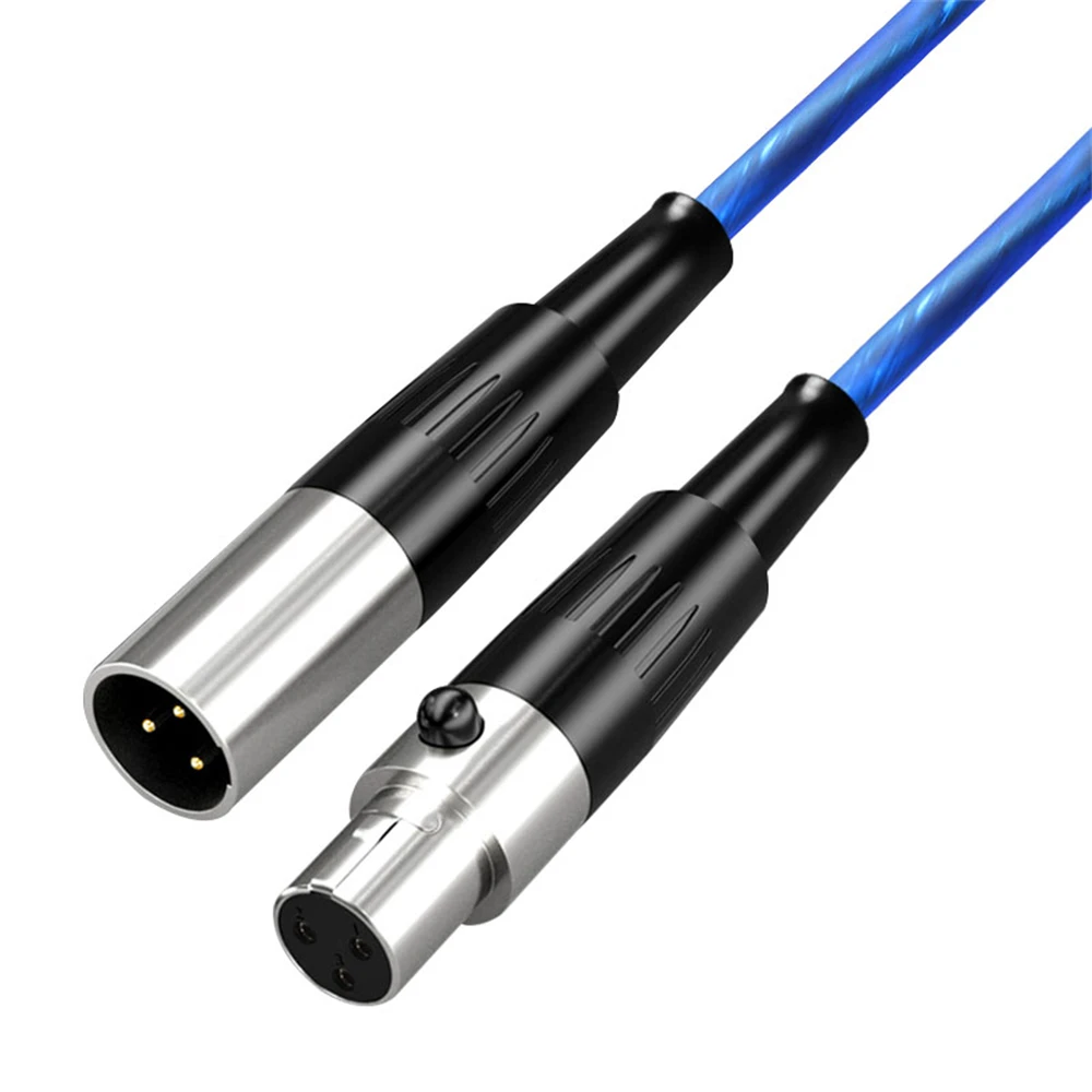 XLR To XLR Cable Audio Mic Cable Connector Mini XLR 3Pin Male To Female Microphone 3Pin Extension Cable