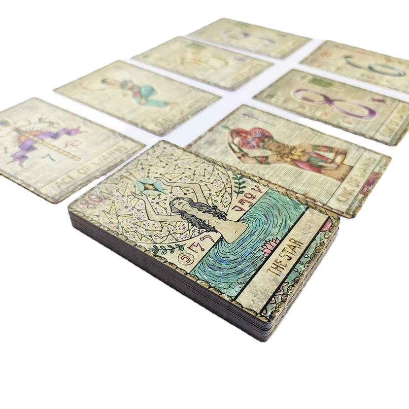 custom Tarot of Marseille printing tarot decks High quality oracle tarot cards