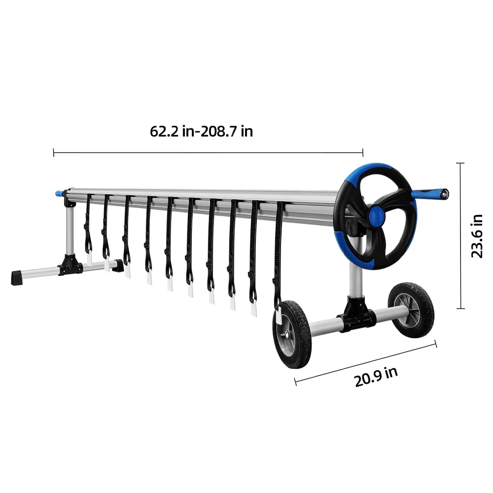 Above Ground Stainless Steel Swimming Pool Reel Pool Cover Roller