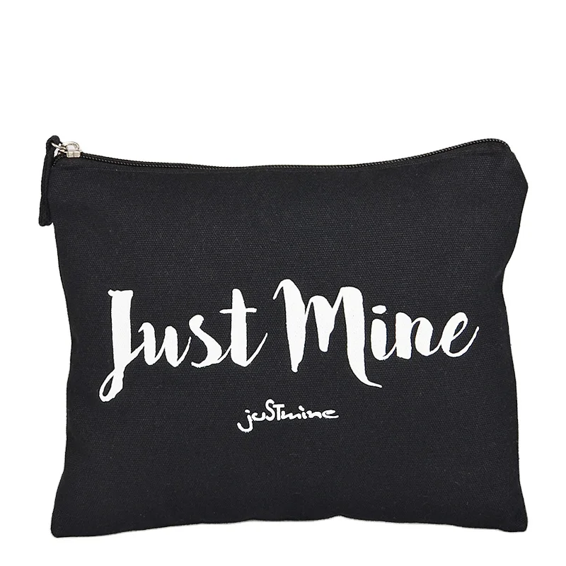 Original supplier factory direct sale canvas bag with zipper wholesale cotton pouch bag cotton canvas cosmetic pouch