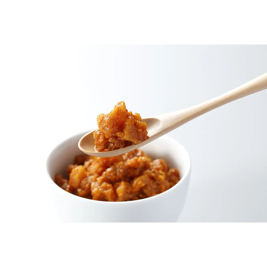 Foods soup paste spicy miso  contains Iwakuni lotus root minced pork