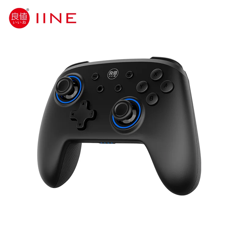 IINE Wireless Controller for Nintendo Switch/Lite/Switch OLED, Pro Controller Support PC On Steam,Black